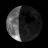 Phase: Waning Crescent; Moon at 24 days in cycle